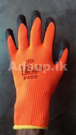 Heavy Rubber Coated Gloves