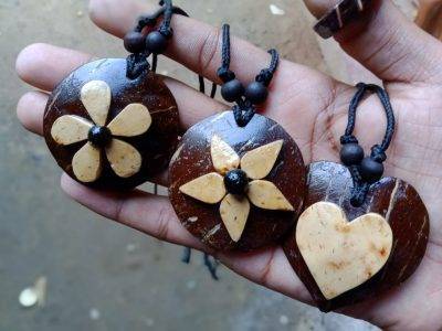 Coconut necklaces