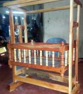 Thottil New Wooden Baby Cradle / Baby Cot