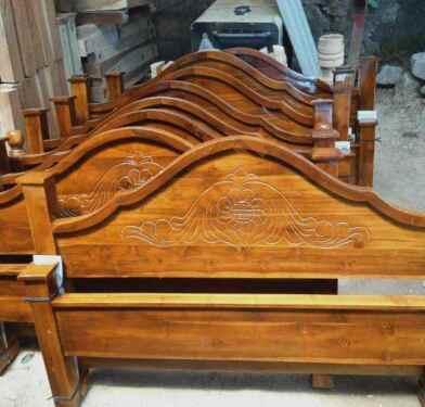 New Teak Arch Bed 6*4 Double