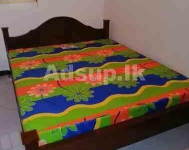 Teak Bed With Eco Flex Double Layer Mattresses 6×5