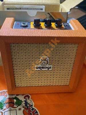 Guitar with Orange Crush Mini Amp