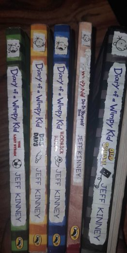 Wimpy kid and Shakespeare books
