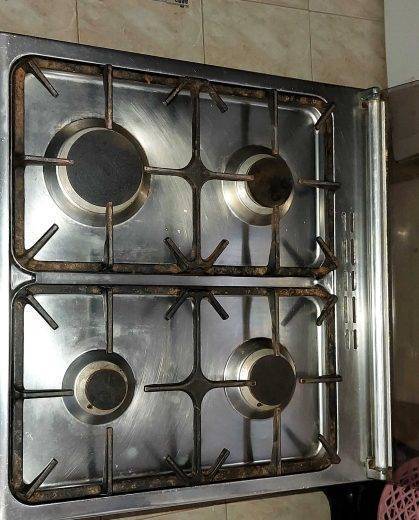 Four Burner Gas Cooker with Gas Oven