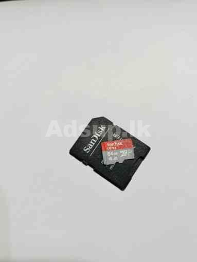 Sandisk Ulra 64Gb sd card with 10 years warranty