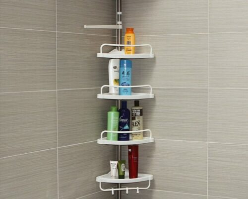 Multi Purpose Corner Shelf Rack- For Bathroom