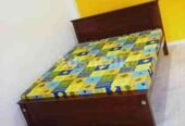 Teak Single Bed with Arpico double layer Matters 6*3