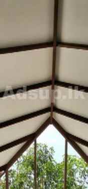 Roofing wood ceiling