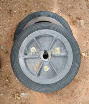 concrete mixer rim and tyre