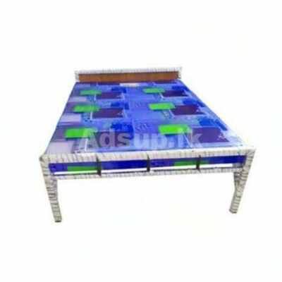 Steel Bed with Mattress