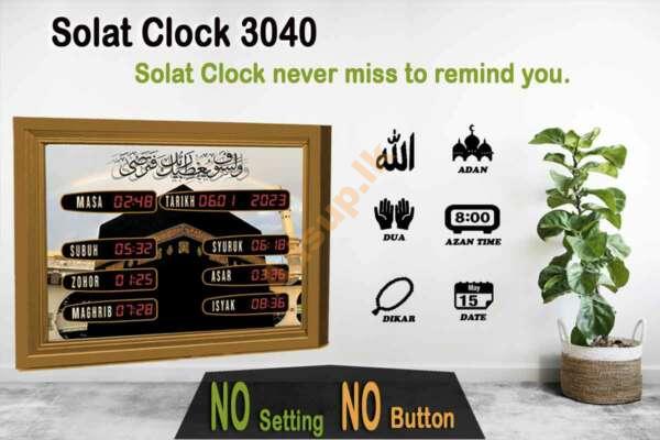 Solat Clock 3040 Home Edition