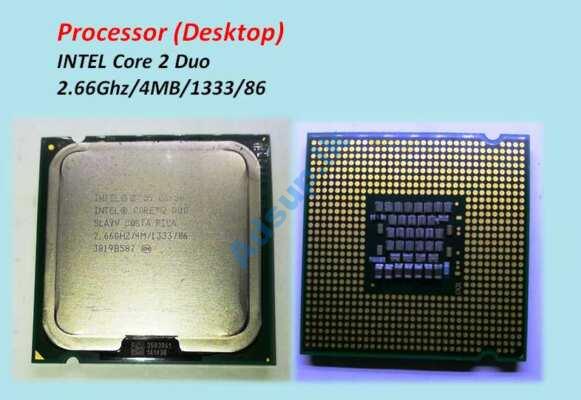 Intel Processor/CPU – Core 2 Duo