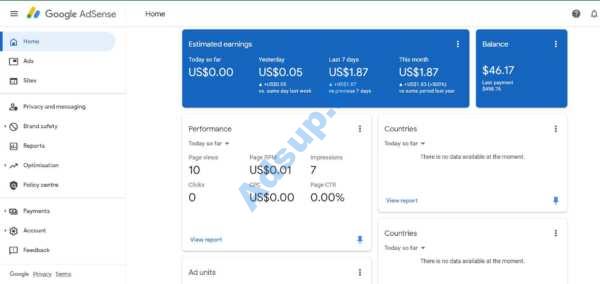 AdSense approved Site For Sale